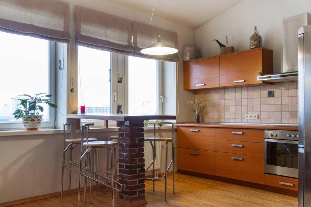 Penthouse Apartment With Great Panoramic City View Вилнюс Екстериор снимка